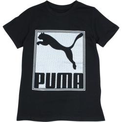 Puma Boy's Geometric Logo Sport Short Sleeve Crew Neck Shirt - Red - X Large; 18 20