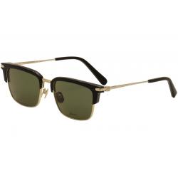 Brioni Men's BR 0007S 0007/S Fashion Wayfarer Sunglasses - Black - Lens 53 Bridge 18 Temple 145mm