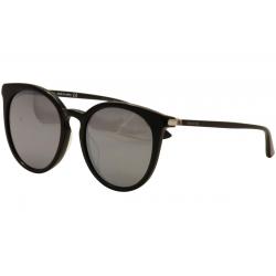 Gucci Men's GG0064SK GG/0064/SK Fashion Sunglasses - Black Silver/Silver Flash Mirror   002 - Lens 55 Bridge 20 Temple 135mm
