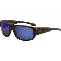 Kaenon Men's Anacapa 043 Polarized Wrap Fashion Sunglasses - Matte Tortoise Gunmetal/Pacific Blue Pol Mirror - Lens 59.5 Bridge 20 Temple 129mm