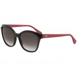 Fendi Women's FF0043/S FF/0043/S Fashion Cat Eye Sunglasses - Brown Red/Brown Gradient   MGTJS - Lens 55 Bridge 18 Temple 135mm