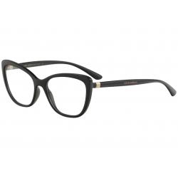 Dolce & Gabbana Women's Eyeglasses D&G DG5039 DG/5039 Full Rim Optical Frame - Black   501 - Lens 54 Bridge 17 B 42.9 ED 60.7 Temple 140mm