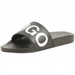 Hugo Boss Men's Timeout Slides Sandals Shoes - Black - 12 D(M) US