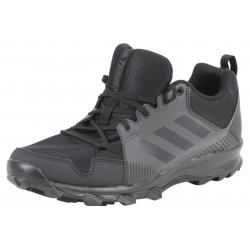 Adidas Men's Tracerocker Trail Running Sneakers Shoes - Black/Black/Utility Black - 9.5 D(M) US
