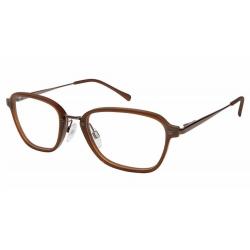 Aristar by Charmant Men's Eyeglasses AR18651 AR/18651 Full Rim Optical Frame - Brown   535 - Lens 51 Bridge 19 Lens 135mm