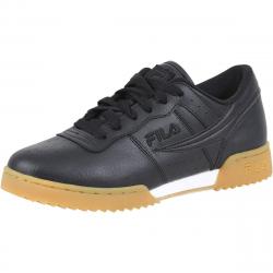 Fila Men's Original Fitness Ripple Sneakers Shoes - Black/White/Gum - 10 D(M) US