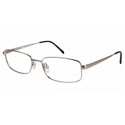 Aristar By Charmant Men's Eyeglasses AR16212 AR/16212 Full Rim Optical Frame - Silver - Lens 57 Bridge 18 Temple 145mm