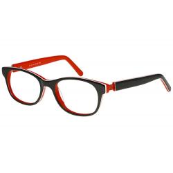 Bocci Men's Eyeglasses 388 Full Rim Optical Frame - Black   04 - Lens 49 Bridge 15 Temple 135mm