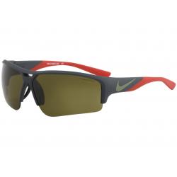 Nike Men's Golf X2 Pro EV0872 EV/0872 Rectangular Sunglasses - Matte Green/Yellow   303 - Lens 74 Bridge 11mm