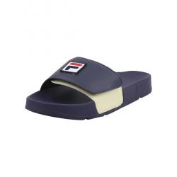 Fila Men's Drifter Strap Slides Sandals Shoes - Fila Navy/Fila Red/Fila Cream - 7 D(M) US