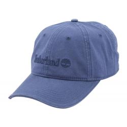 Timberland Men's Southport Beach Cotton Strapback Baseball Cap Hat - Ensign Blue - One Size Fits Most