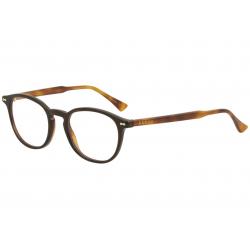 Gucci Men's Eyeglasses GG0187O GG/0187/O Full Rim Optical Frame - Havana/Transparent   008 - Lens 49 Bridge 20 Temple 145mm