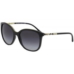 Burberry Women's BE4237 BE/4237 Fashion Square Sunglasses - Black/Grey Gradient   3001/8G - Lens 57 Bridge 18 Temple 140mm