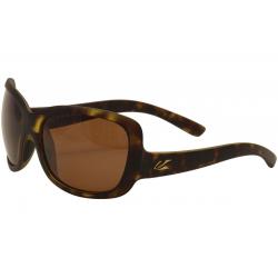 Kaenon Women's Avila 221 Polarized Fashion Sunglasses - Matte Tortoise/SR 91 Copper Polarized Lens   C120  - Lens 59 Bridge 19 Temple 120mm