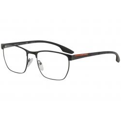 Prada Men's Linea Rossa Eyeglasses VPS50L VPS/50L Full Rim Optical Frame - Black - Lens 55 Bridge 19 B 41.6 ED 61 Temple 145mm