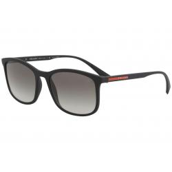 Prada Men's Linea Rossa SPS01T SPS/01T Fashion Square Sunglasses - Black Rubber/Grey Gradient   DG0/0A7 - Lens 56 Bridge 19 B 44 ED 60.4 Temple 140mm