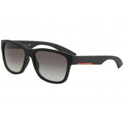 Prada Men's Linea Rossa SPS03Q SPS/03Q Fashion Square Sunglasses - Black - Lens 57 Bridge 17 Temple 145mm