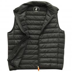Save The Duck Men's Quilted Winter Vest - Black - XX Large