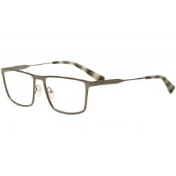 Armani Exchange Men's Eyeglasses AX1022 AX/1022 Full Rim Optical Frame - Matte Gunmetal/Black Havana   6088 - Lens 55 Bridge 17 Temple 140mm