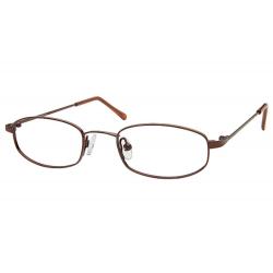 Bocci Men's Eyeglasses 348 Full Rim Optical Frame - Brown   02 - Lens 46 Bridge 18 Temple 135mm
