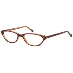 Bocci Women's Eyeglasses 358 Full Rim Optical Frame - Brown   02 - Lens 49 Bridge 16 Temple 145mm