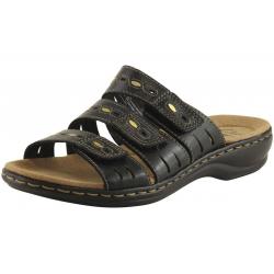 Clarks Women's Leisa Broach Sandals Shoes - Black - 6.5 B(M) US