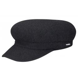 Kangol Men's Wool Enfield Fisherman Cap Hat - Black - Small