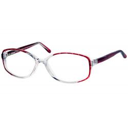 Bocci Women's Eyeglasses 346 Full Rim Optical Frame - Burgundy   03 - Lens 54 Bridge 14 Temple 140mm
