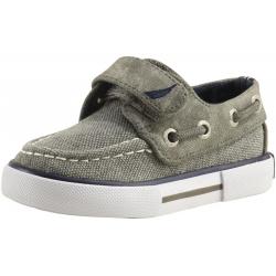 Nautica Toddler/Little Boy's Little River 2 Loafers Boat Shoes - Grey Mix Canvas - 12 M US Little Kid