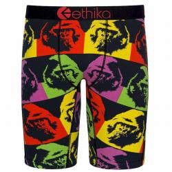 Ethika Men's The Staple Fit Primal Long Boxer Brief Underwear - Multi - Small