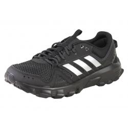 Adidas Men's Rockadia Trail Running Sneakers Shoes - Black/Matte Silver/Carbon - 8 D(M) US
