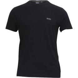 Hugo Boss Men's Contrast Logo Crew Neck Short Sleeve Cotton T Shirt - Black - X Large