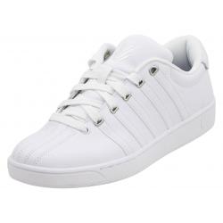 K Swiss Men's Court Pro II CMF Memory Foam Sneakers Shoes - White/Silver - 9 D(M) US