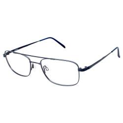 Aristar By Charmant Men's Eyeglasses AR16213 AR/16213 Half Rim Optical Frame - Black   538 - Lens 52 Bridge 19 Temple 140mm