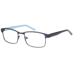 Bocci Men's Eyeglasses 375 Full Rim Optical Frame - Blue   09 - Lens 53 Bridge 18 Temple 140mm