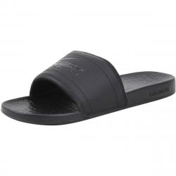 Lacoste Men's Frasier 118 Slides Sandals Shoes - Black/Black - 13 D(M) US