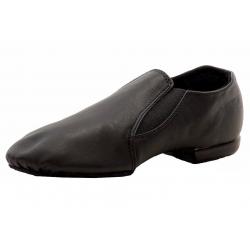 Dance Class Toddler/Little Kid's Pro Jazz Boot Leather Jazz Dancing Shoes - Black - 12 M US Little Kid