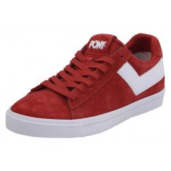 Pony Women's Top Star Lo Core Suede Sneakers Shoes - Red - 7 B(M) US