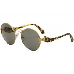 Prada Women's SPR55T SPR 55T Fashion Sunglasses - Antique Gold Tortoise/Grey   7OE 9K1  - Lens 57 Bridge 21 Temple 140mm