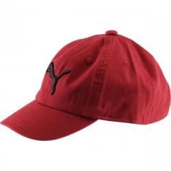 Puma Boy's Kids Evercat Podium Cotton Baseball Cap Hat - Red - One Size