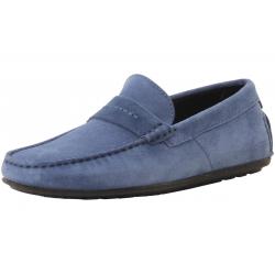 Hugo Boss Men's Dandy Suede Driving Loafers Shoes - Medium Blue - 9 D(M) US