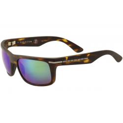 Kaenon Burnet 017 Polarized Fashion Sunglasses - Matte Tortoise Silver/SR 91 Green Mirror   B12  - Lens 57 Bridge 19 Temple 125mm