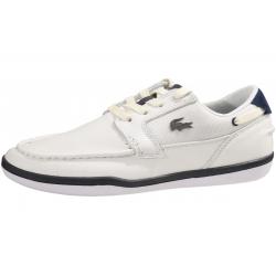 Lacoste Men's Deck Minimal 317 Sneakers Shoes - White/Navy - 11 D(M) US