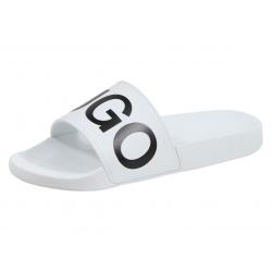 Hugo Boss Men's Timeout RB Slides Sandals Shoes - White - 12 D(M) US
