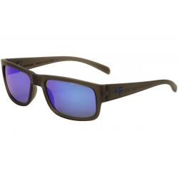 Fatheadz Men's Modello FHV031 FHV/031 Fashion Sunglasses - Matte Brown Crystal/Glacier Blue  2BL - Lens 63 Bridge 20 Temple 140