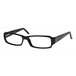 Bocci Women's Eyeglasses 335 Full Rim Optical Frame - Black   04 - Lens 53 Bridge 15 Temple 145mm