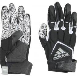 Adidas Men's Freak Max Lineman Football Gloves - Black/White - 3X Large