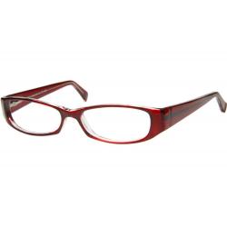 Bocci Women's Eyeglasses 332 Full Rim Optical Frame - Burgundy   03 - Lens 53 Bridge 17 Temple 140mm