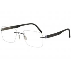 Silhouette Eyeglasses Inspire Chassis 5506 Rimless Optical Frame - Steel Blue/Slate Grey   4540 - Bridge 19 Temple 145mm