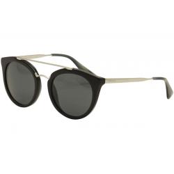 Prada Women's Cinema SPR23S SPR/23S Fashion Sunglasses - Black Silver Grey Havana/Grey   1AB 1A1  - Lens 52 Bridge 22 Temple 140mm